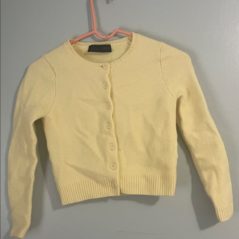Zara Cream Women's Cardigan